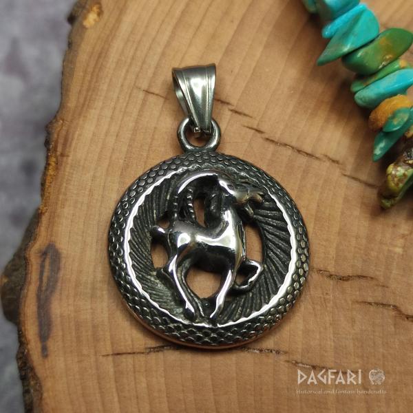 CAPRICORNUS - STEINBOCK - Tierkreiszeichen aus Edelstahl