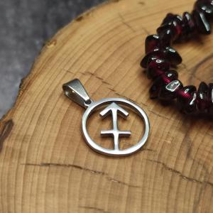 SAGITTARIUS - SCHÜTZE - kleines Amulett mit Zodiak