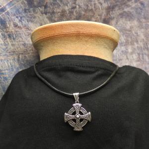 CELTIC Straight-armed Celtic sun cross with braids 2