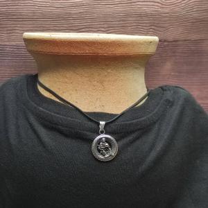 AQUARIUS - WATERMAN - Jewellery pendant Zodiac sign in stainless steel 2