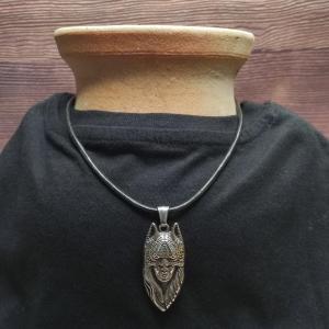 VÖLVA - Nordic witch, wolf shaman, talisman made of stainless steel 2