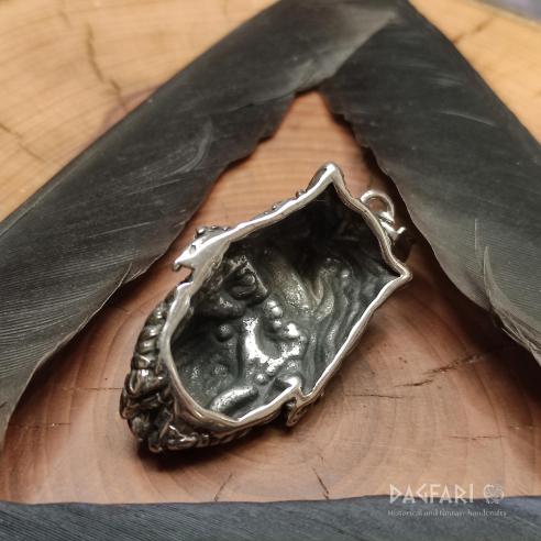 Schamane ODIN - Zauberer, Orakel mit Wolfsmaske