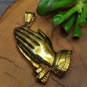 GEBET - Symbol des Flehens zu Gott, die Hände verbunden