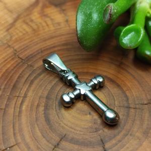 Ovinutý KŘÍŽ, malý, hladký, 316L