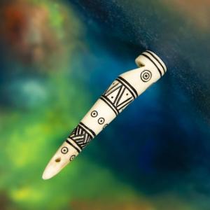 Ragnar - Command signal whistle made of deer antler