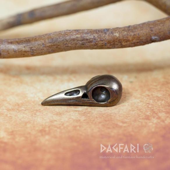 Amulet Raven Skull