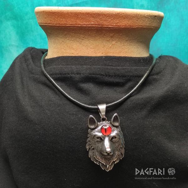 WOLF WISSEN - Rot drittes Auge, Edelstahl