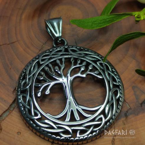 TREE OF LIFE - Celtic braids, pendant cut through