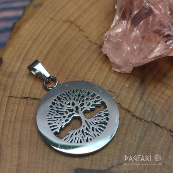 FAMILY ♡ - tree of life with clear zircons, dense roots