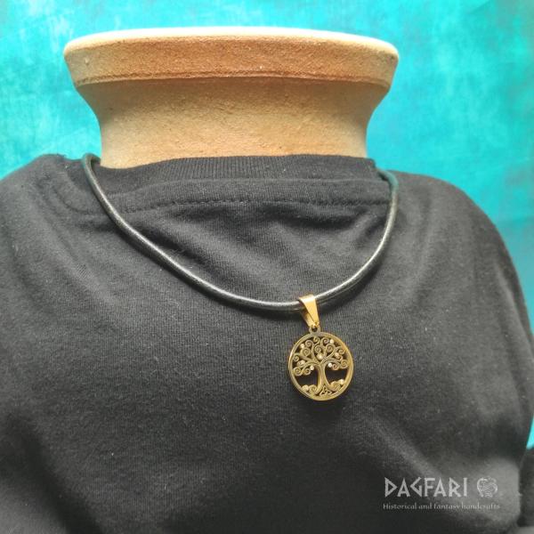 KELTISCHE FAMILIE ♡ - goldenerFarbe Lebensbaum mit Trikquetra