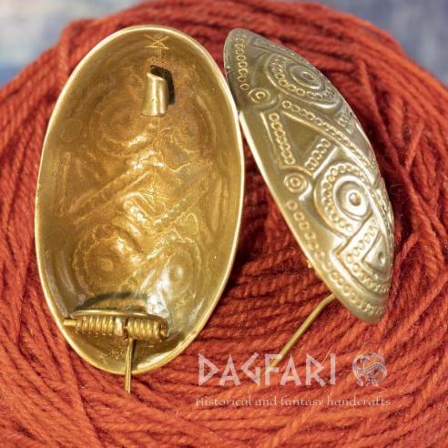 Viking brooches, Scandinavia - brass