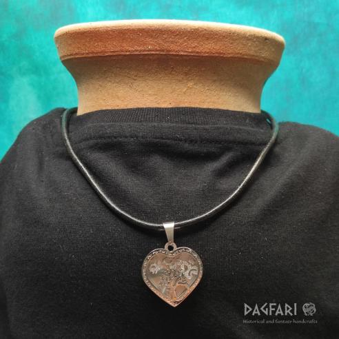 Tree of Life 3D - exclusive layered pendant, Heart shape