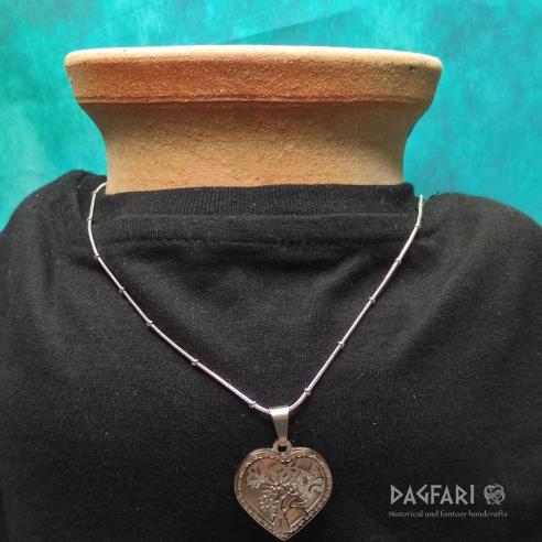 Tree of Life 3D - exclusive layered pendant, Heart shape