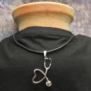 Anhänger ❤ HERZ als Geschenk für Ärzte, Stethoskop, Phonendoskop 2