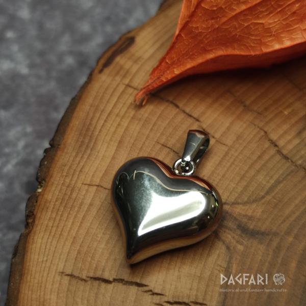 ❤ HERZ - Anhänger in Hochglanz, für Kette und Lederband