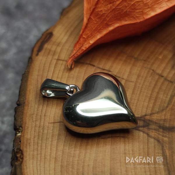 ❤ HERZ - Anhänger in Hochglanz, für Kette und Lederband