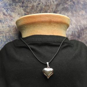 ❤ SRDCE - přívěsek ve vysokém lesku, na řetízek i kožený řemínek 2