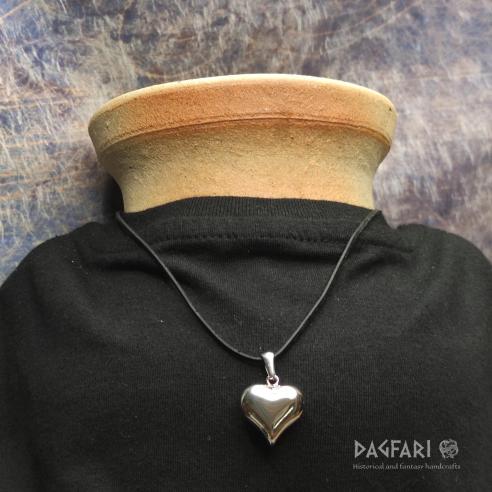 ❤ HERZ - Anhänger in Hochglanz, für Kette und Lederband