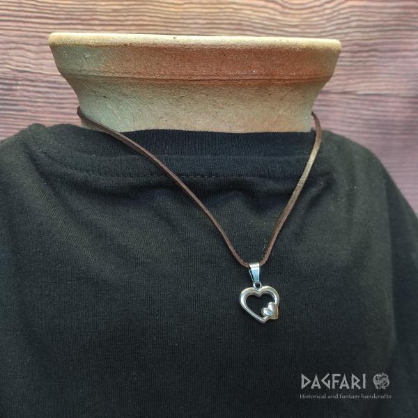 ❤ ZWEI HERZEN - kleiner Anhänger für Liebende und Verliebte