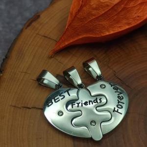 ❤ SRDCE • BEST • FRIENDS • FOREVER s čirými kamínky