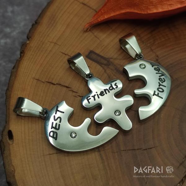 ❤ HEART - BEST • FRIENDS • FOREVER mit klaren Zirkonia