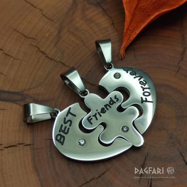 ❤ HEART - BEST • FRIENDS • FOREVER mit klaren Zirkonia