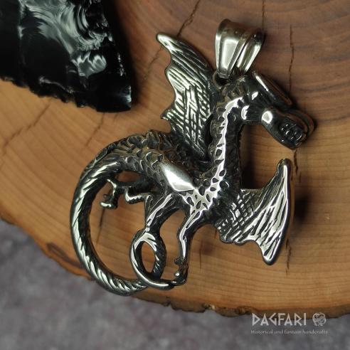 DRAGON - protector, defender of the weak - stainless steel