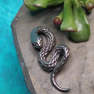 SNAKE CHARM - immortality and fertility, blackened steel
