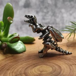 MEGALOSAURUS / T-Rex - dinosaur skeleton pendant